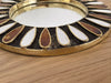 ESPELT Mithé (1923-2020) Miroir Circulaire Modèle Marguerite Diamètre 25 Cm