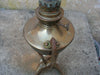 ANCIENNE LAMPE A PETROLE ART NOUVEAU SIGNEE GEORGES LELEU