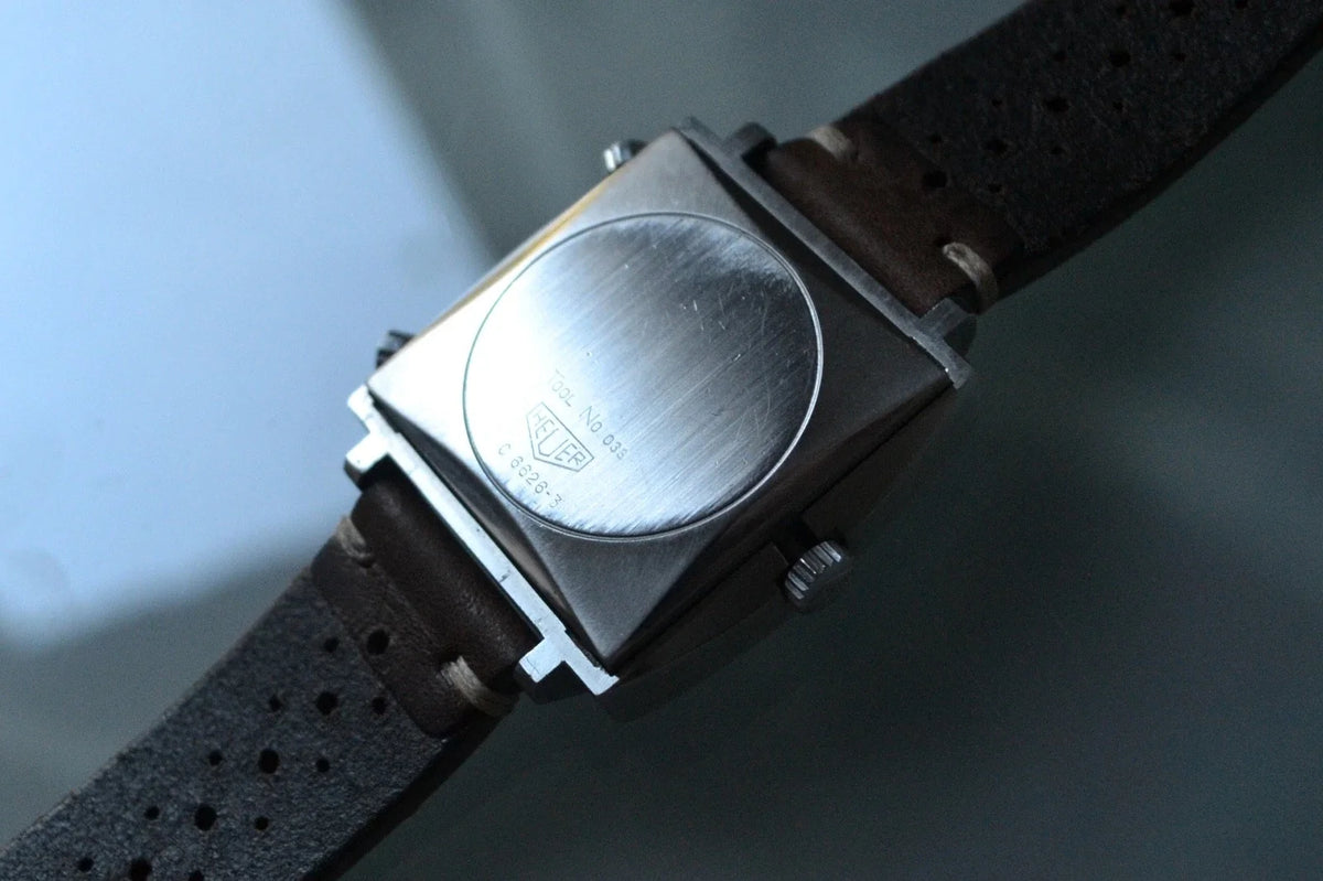 Chronographe Heuer Monaco Le Mans 1133 B Calibre 12 Steve Mc Queen 1971 Set rare