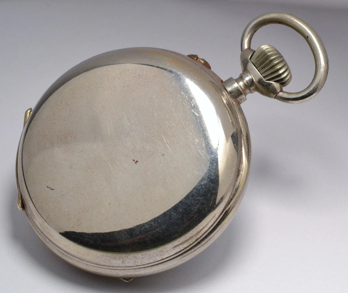 MONTRE GOUSSET RARE AUTOMATIQUE POWER RESERVE FIN XIXe Taschenuhr pocket watch