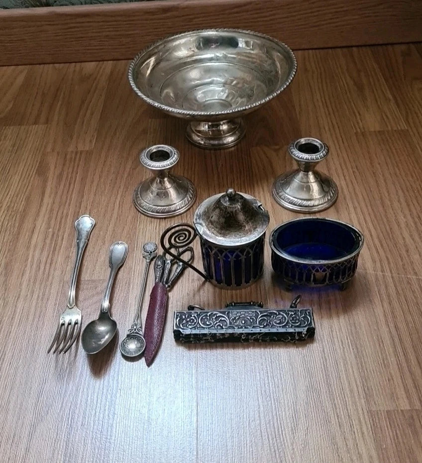 Lot De Argent Massif Sterling Minerve 925 950 À Fondre 895gr