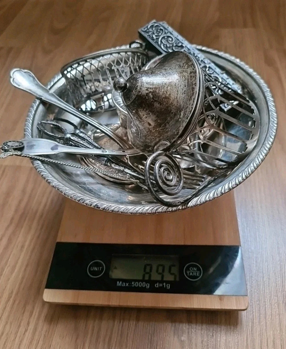 Lot De Argent Massif Sterling Minerve 925 950 À Fondre 895gr