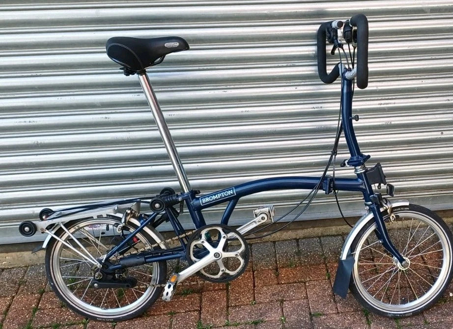 Vélo pliant Brompton P6R bleu