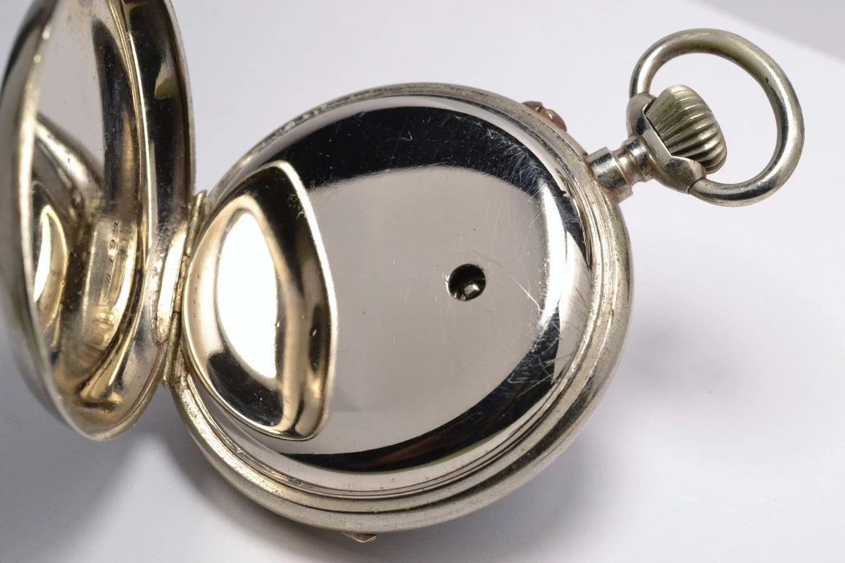 MONTRE GOUSSET RARE AUTOMATIQUE POWER RESERVE FIN XIXe Taschenuhr pocket watch