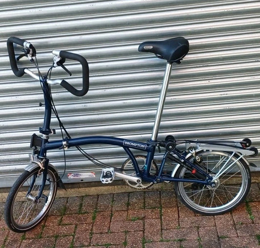 Vélo pliant Brompton P6R bleu