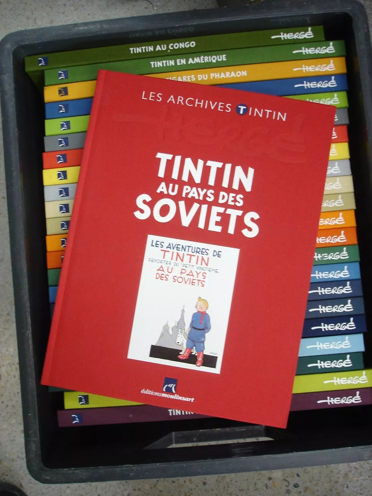 LOT BDLES ARCHIVES TINTIN Editions Moulinsart- Série complète- 23