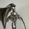 Belle lampe ancienne de bureau en BRONZE signé CHARLES RANC Art Deco