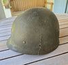 Authentique Casque US M1 ww2 de sergent à pattes fixes