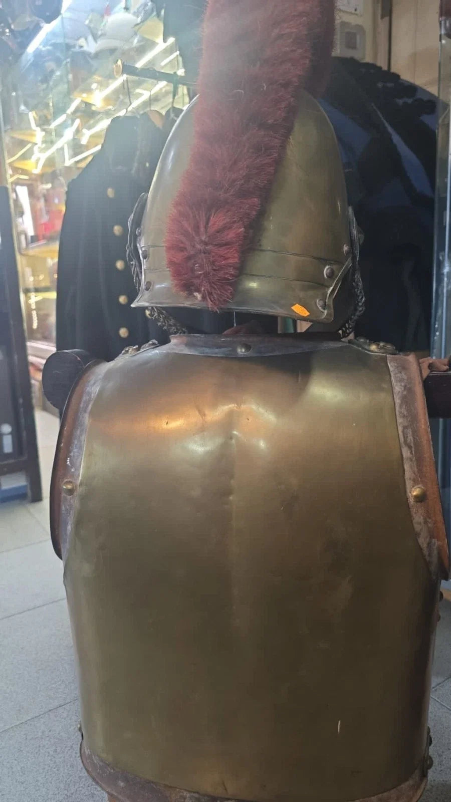 Cuirasse YCASQUE TROMPETTE DE CARABINIERS DE LA GARDE IMPÉRIALE, MODÈLE 1856