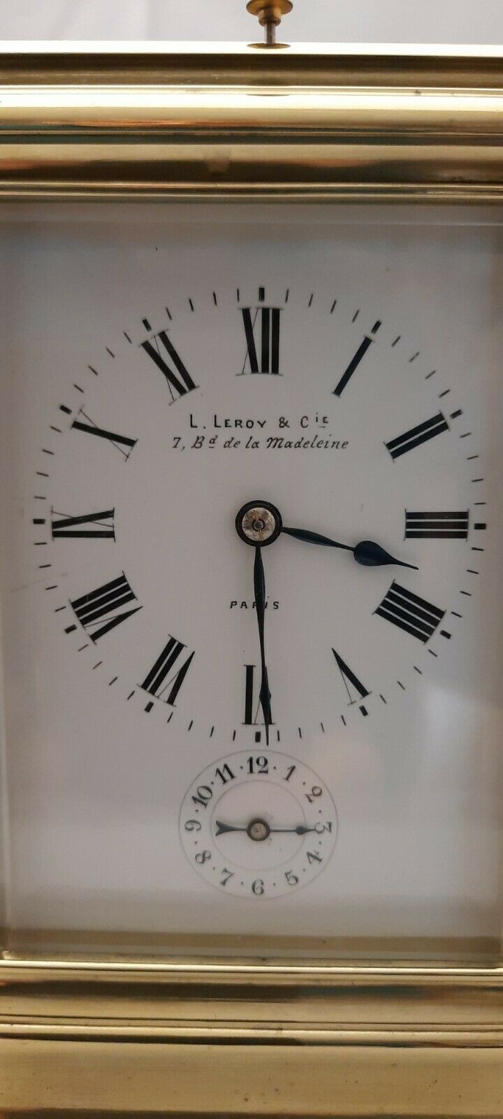 Pendule de voyage d'officier L. LEROY