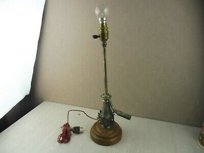 Très rare et ancienne chicha transformée en lampe, en argent massif