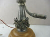 Très rare et ancienne chicha transformée en lampe, en argent massif