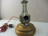 Très rare et ancienne chicha transformée en lampe, en argent massif