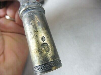 Très rare et ancienne chicha transformée en lampe, en argent massif