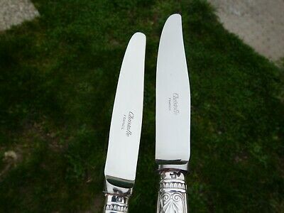 Menagere neuve 61p christofle malmaison 24 couteaux blister metal argentée