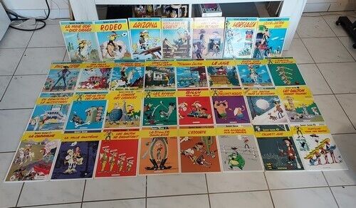 Lot de 31 Bd de Lucky LUKE 1ere collection complète