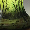 Vase Pâte de Verre signé LEGRAS Décor d'Automne