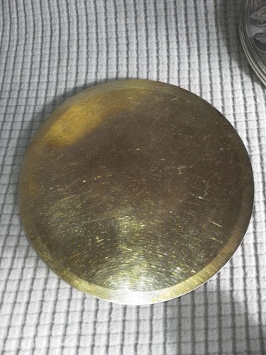 ANCIEN CALICE +PATENE/COUPE ARGENT VERMEIL MINERVE/PIED METAL/XIXè/GOTHIQUE/23cm
