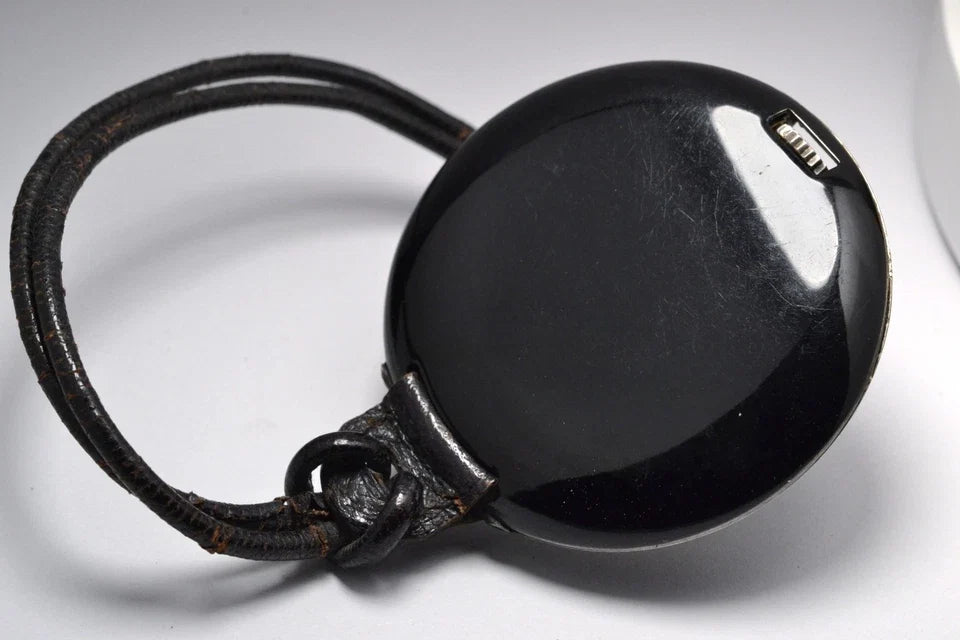 MONTRE ANCIENNE DE POCHE MOVADO ART DECO 1920 VINTAGE ENAMEL SILVER POCKET WATCH