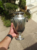 Ancien grand vase FOUQUET LAPAR en argent massif poinçons minerve éstampillé