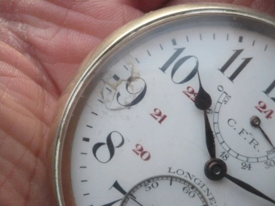 Montre à Gousset ancienne LONGINES C.F.R Fonctionne bien