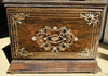 1869 French Boulle Napoleon III Cave a Liqueur 4 Decanters 16 Glasses Tantalus.