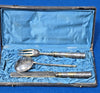 Jolies couverts anciens en ARGENT et VERMEIL RUSSE IMPERIALE NIELLE 84