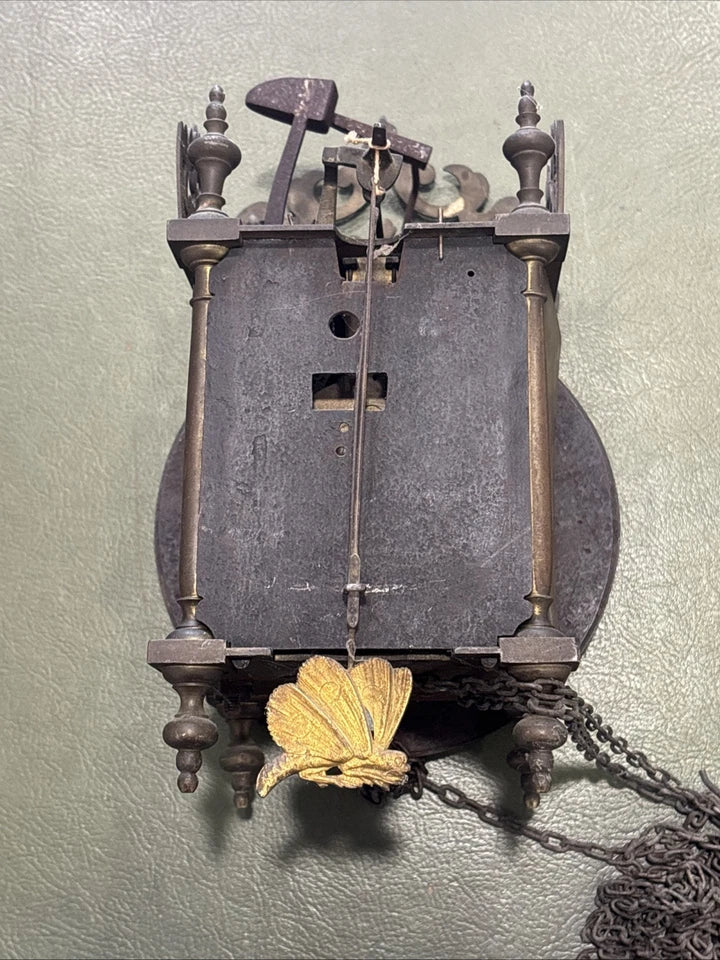 Très Ancien Mouvement D’horloge Lanterne/Capucine