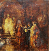 MONTICELLI Adolphe Tableau Ancien Scène Biblique Royale Princesse Peinture 19ème MONTICELLI Adolphe (1824-1886)