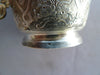Ancienne belle tasse et sous tasse à café en argent massif minerve
