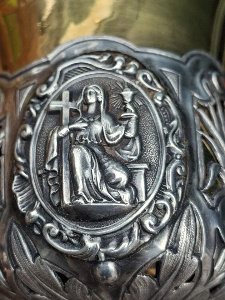 Argent Massif Vermeil Partie Calice Silver Silber Minerve Orfèvre Favier