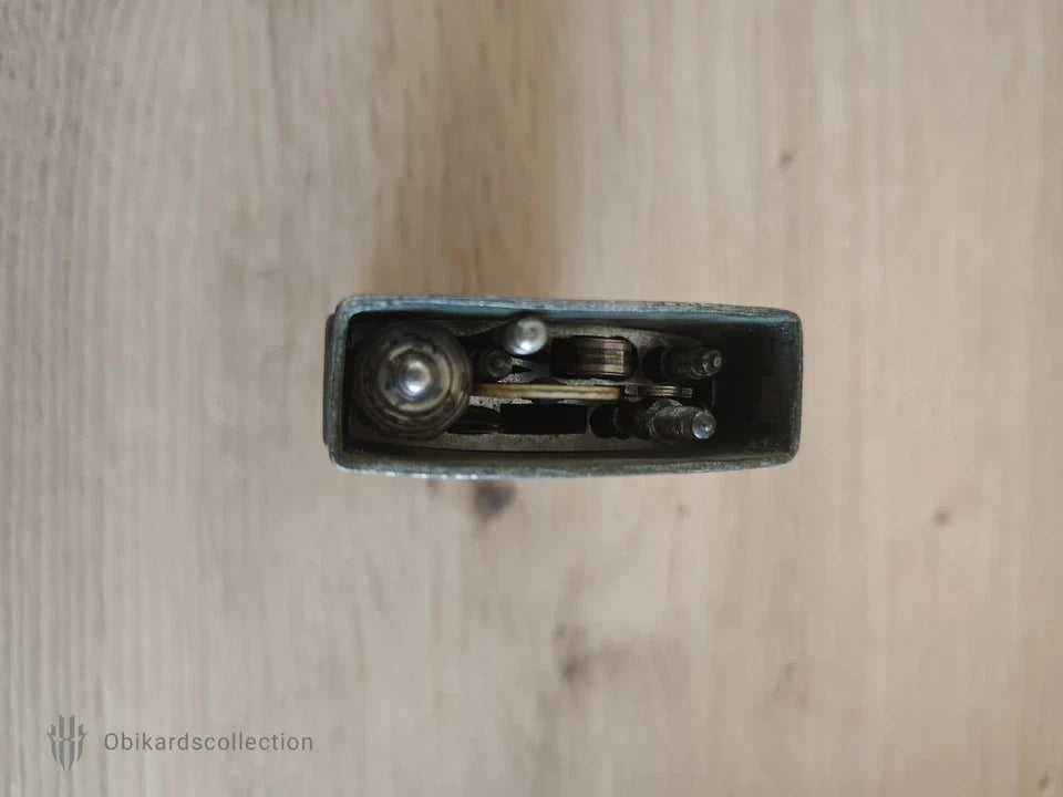 Nécessaire de voyage ancien – Étui cuir & métal – XIXe / début XXe