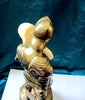 1 sur 253 ERICH SCHMIDT-KESTNER Sculpture Art Nouveau en bronze et albâtre "Lovers" 1910