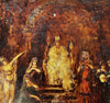 MONTICELLI Adolphe Tableau Ancien Scène Biblique Royale Princesse Peinture 19ème MONTICELLI Adolphe (1824-1886)