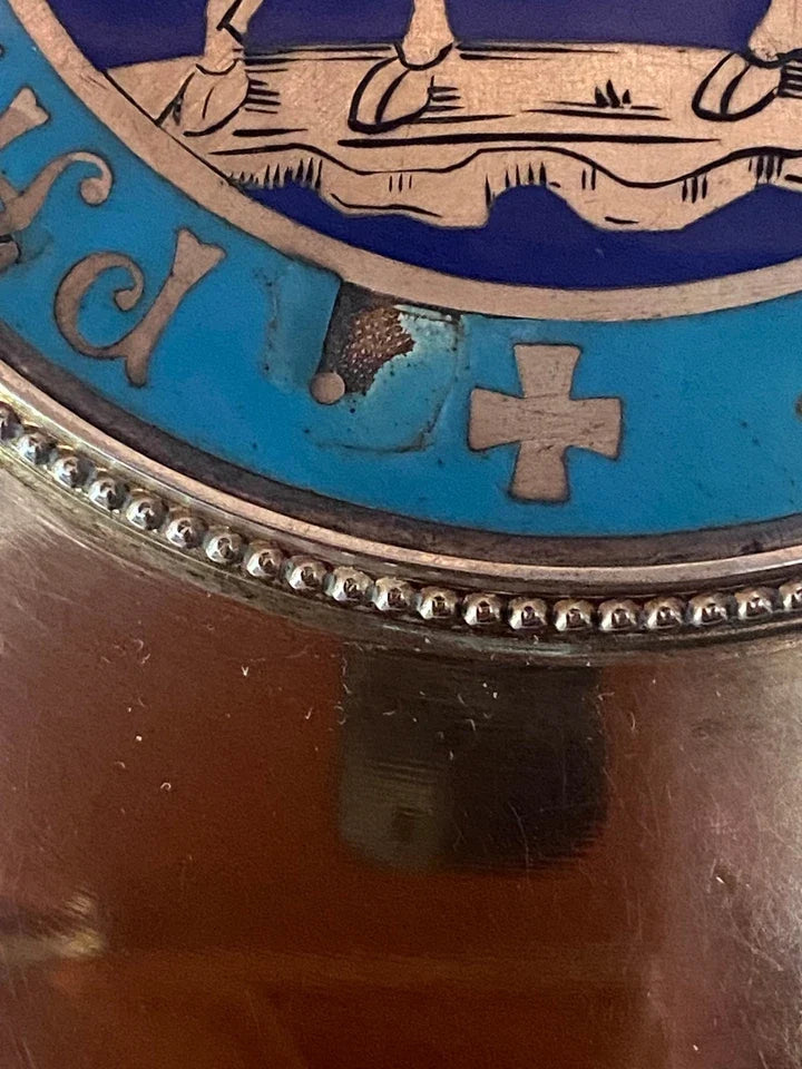 PATÈNE POUR CALICE ARGENT MASSIF VERMEIL MESSE CHRIST FOI CATHOLIQUE CROIX-