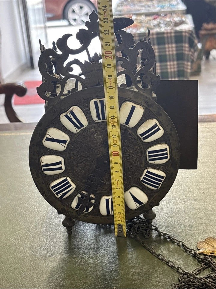 Très Ancien Mouvement D’horloge Lanterne/Capucine