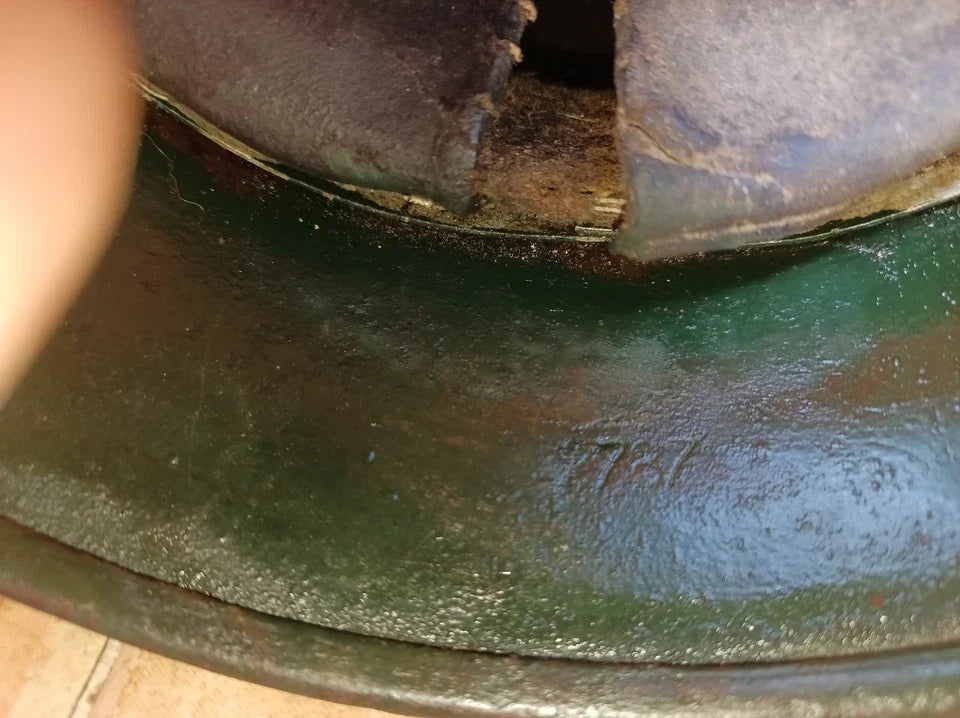 Casque allemand Stahlhelm M35/M40 WWIICoque ancienne avec liner et jugulaire