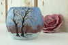 VASE LEGRAS. Extraordinaire petit vase signé et répertorié LEGRAS