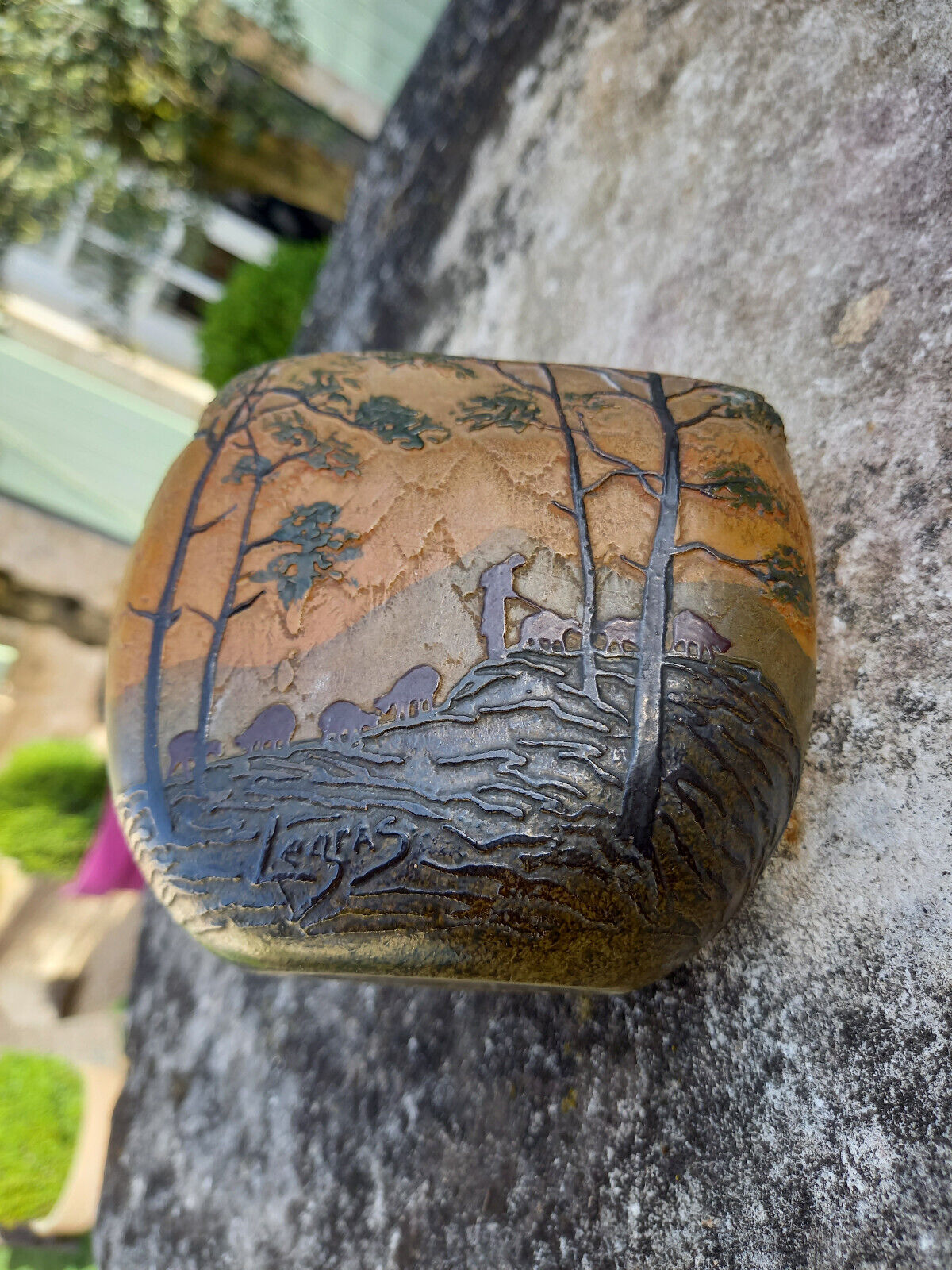 Vase legras