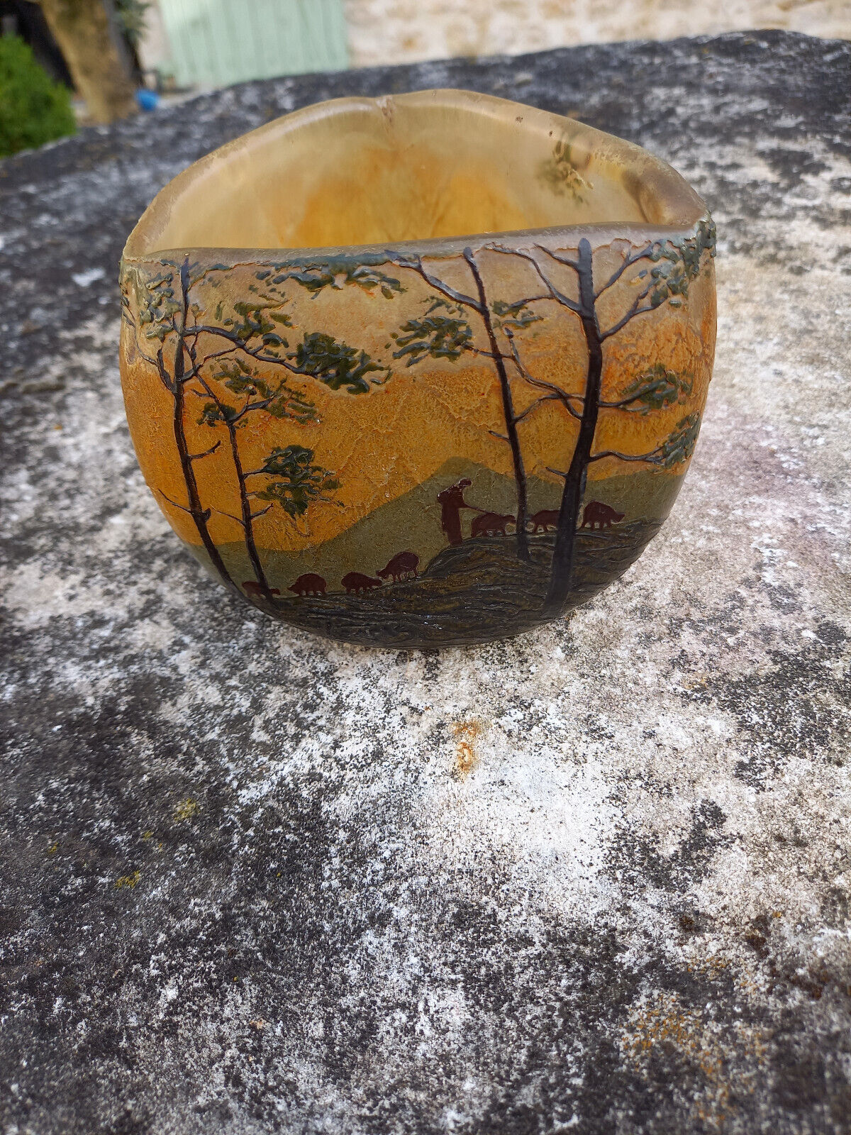 Vase legras