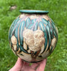 LOUIS LOURIOUX VASE GRES BOGUE CHATAIGNIER ART DECO FOECY CHER BERRY CENTRE 30'