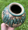 LOUIS LOURIOUX VASE GRES BOGUE CHATAIGNIER ART DECO FOECY CHER BERRY CENTRE 30'