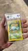 FLORIZARRE 15/102 ÉDITION 1 FRANÇAIS HOLO CCC 9.5 SET DE BASE POKÉMON