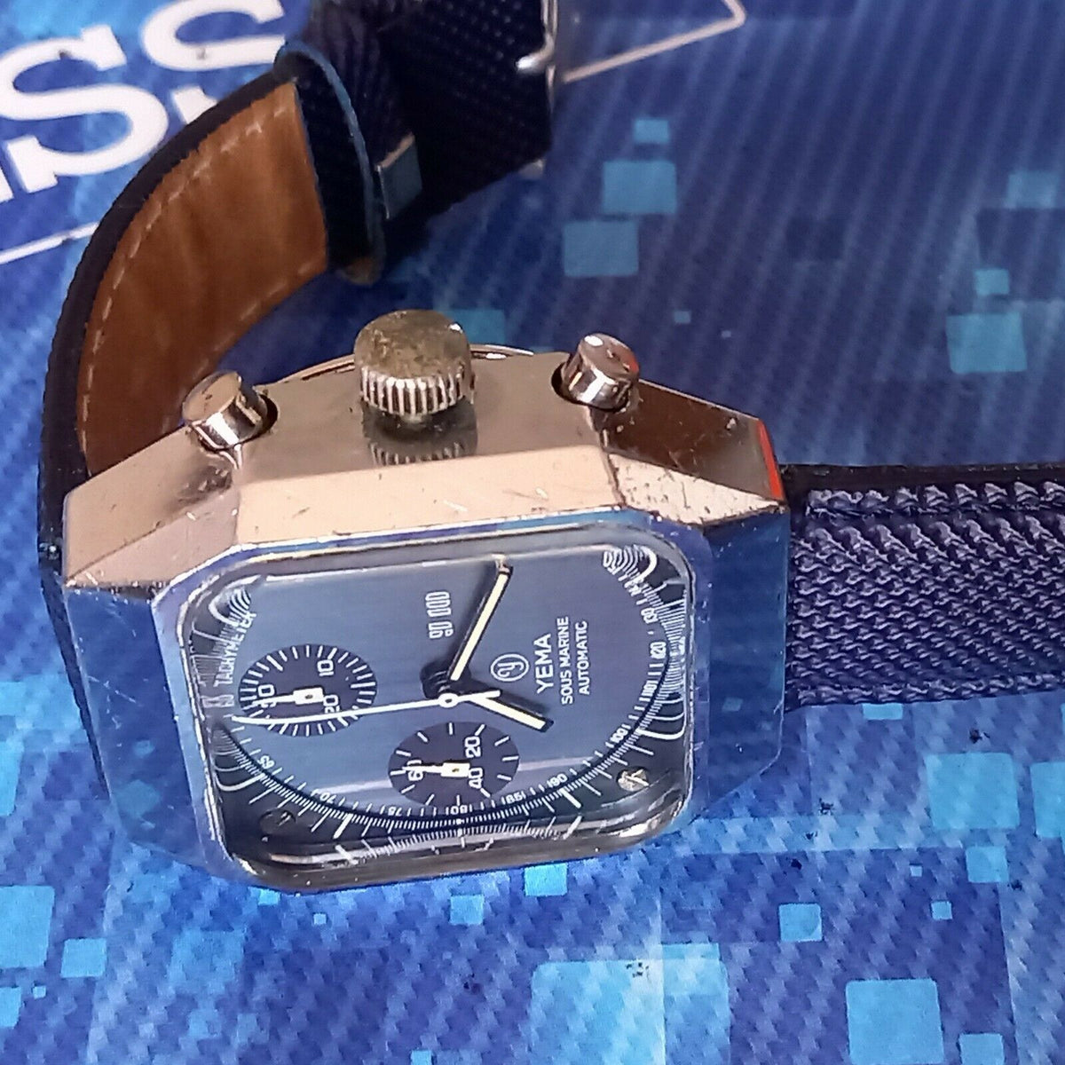 Montre Chronograph Yema Sous Marine Automatic Fonctionne